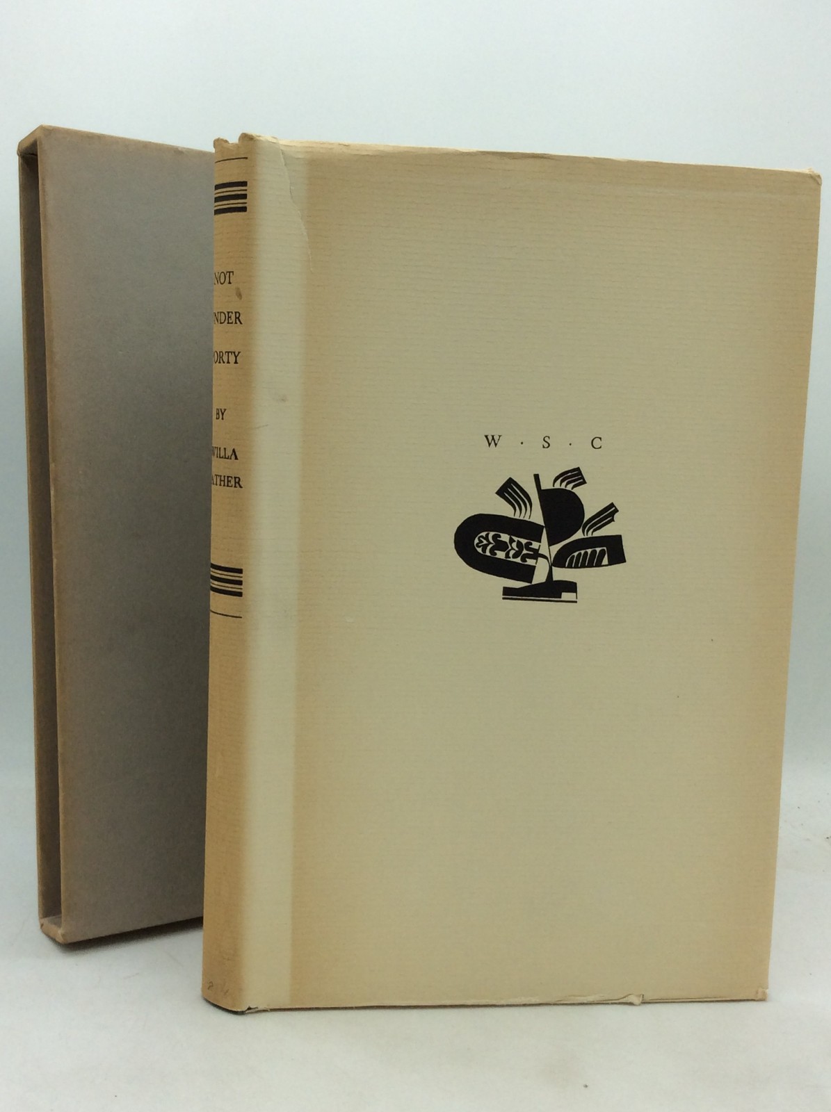 NOT UNDER FORTY – Willa Cather – 1936 – limited ed – SIGNED – fiction