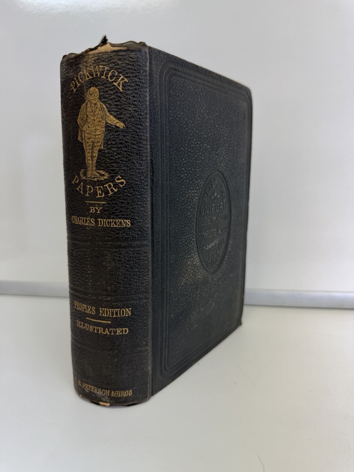 c1860? Charles Dickens People’s Edition PICKWICK PAPERS TB Peterson Philadelphia