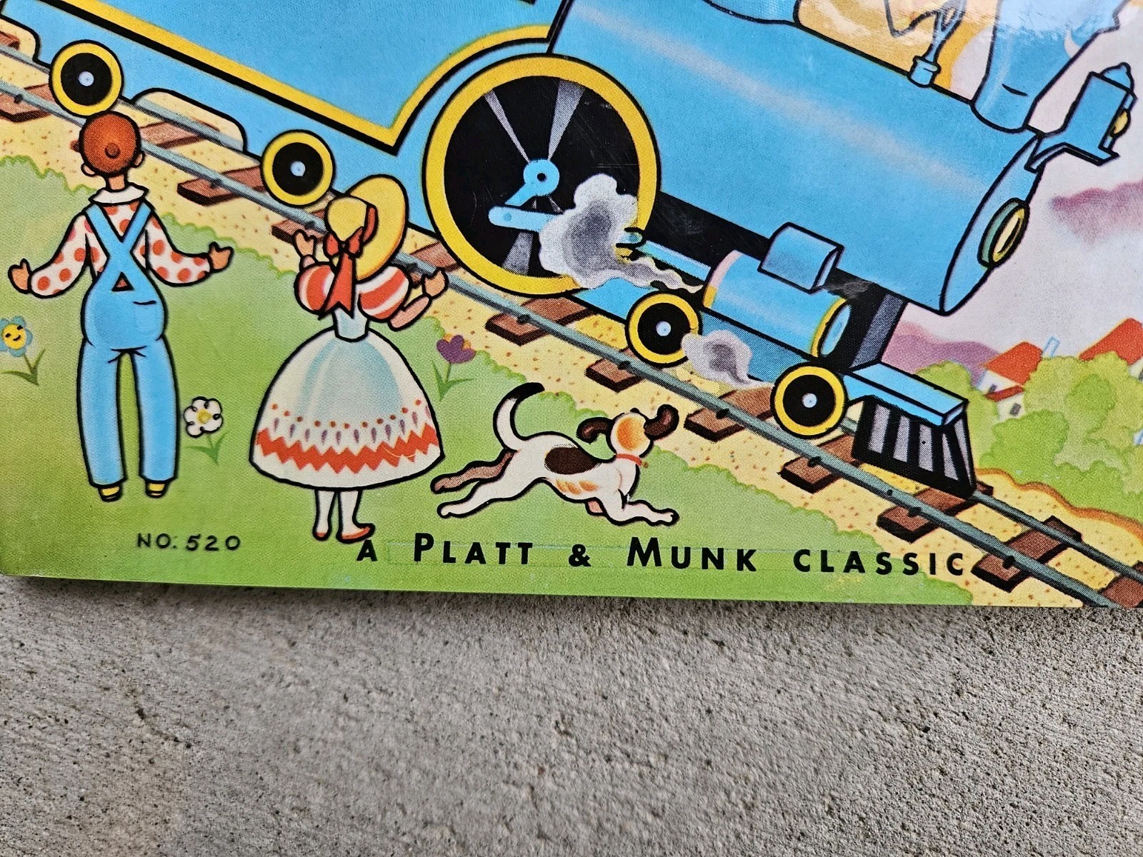 Vintage 1960’s The Little Engine That Could Slip Cover Reinforced Binding