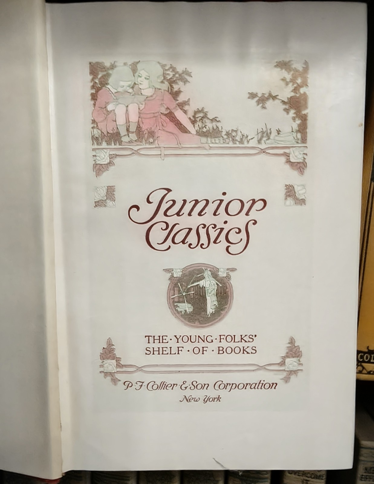 P.F. Collier & Son The Junior Classics Vol 1 Fairy & Wonder Tales (ncomplete)