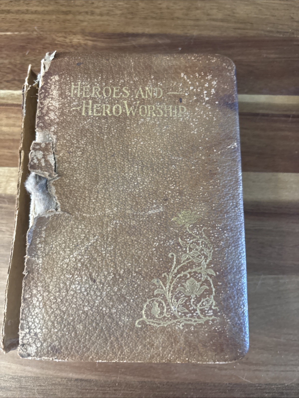 Antique Book, “ Hero’s And Hero Worship” by Thomas Carlyle