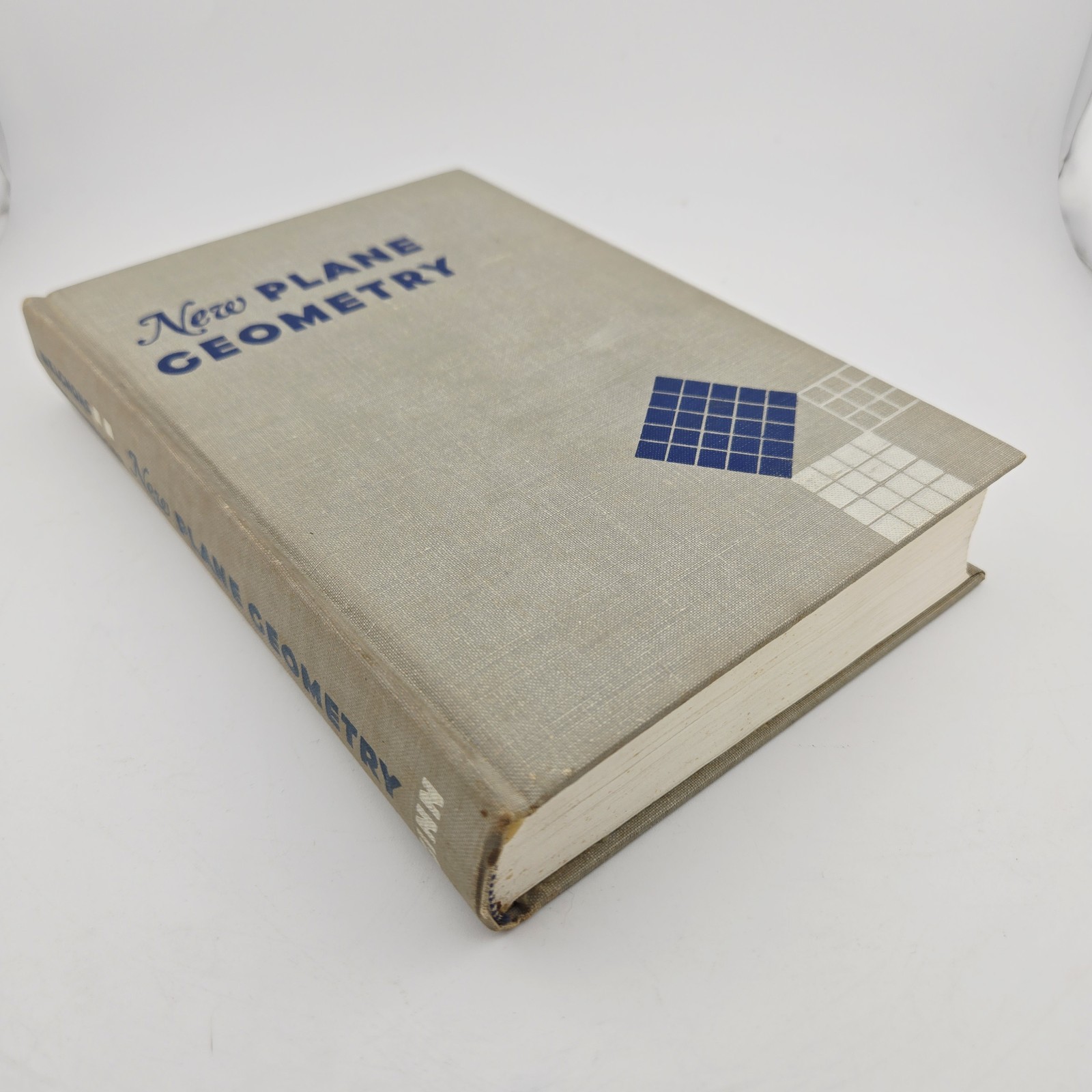 ​New Plane Geometry Welchons Krickenberger 1956 Vintage Hardcover Textbook Ginn