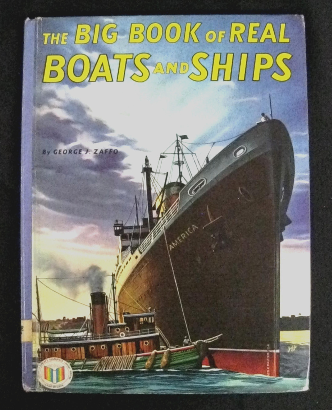 The Big Book of Real Boats and Ships George Zaffo Vintage 1972 Illustrated HC VG