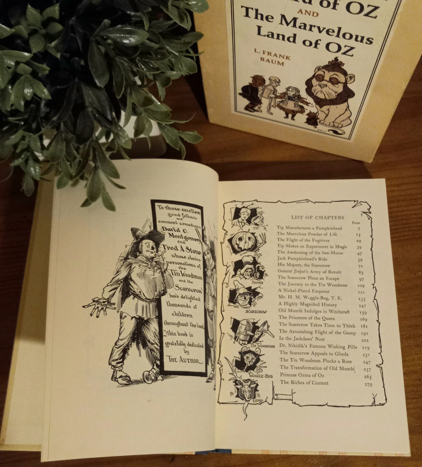 The Wonderful Wizard & Marvelous Land of Oz L Frank Baum 1966 Book Box Set *MINT