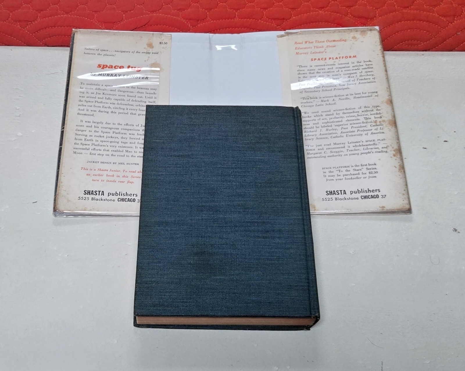 SPACE TUG SIGNED FIRST EDITION MURRAY LEINSTER SCI-FI 1st printing
