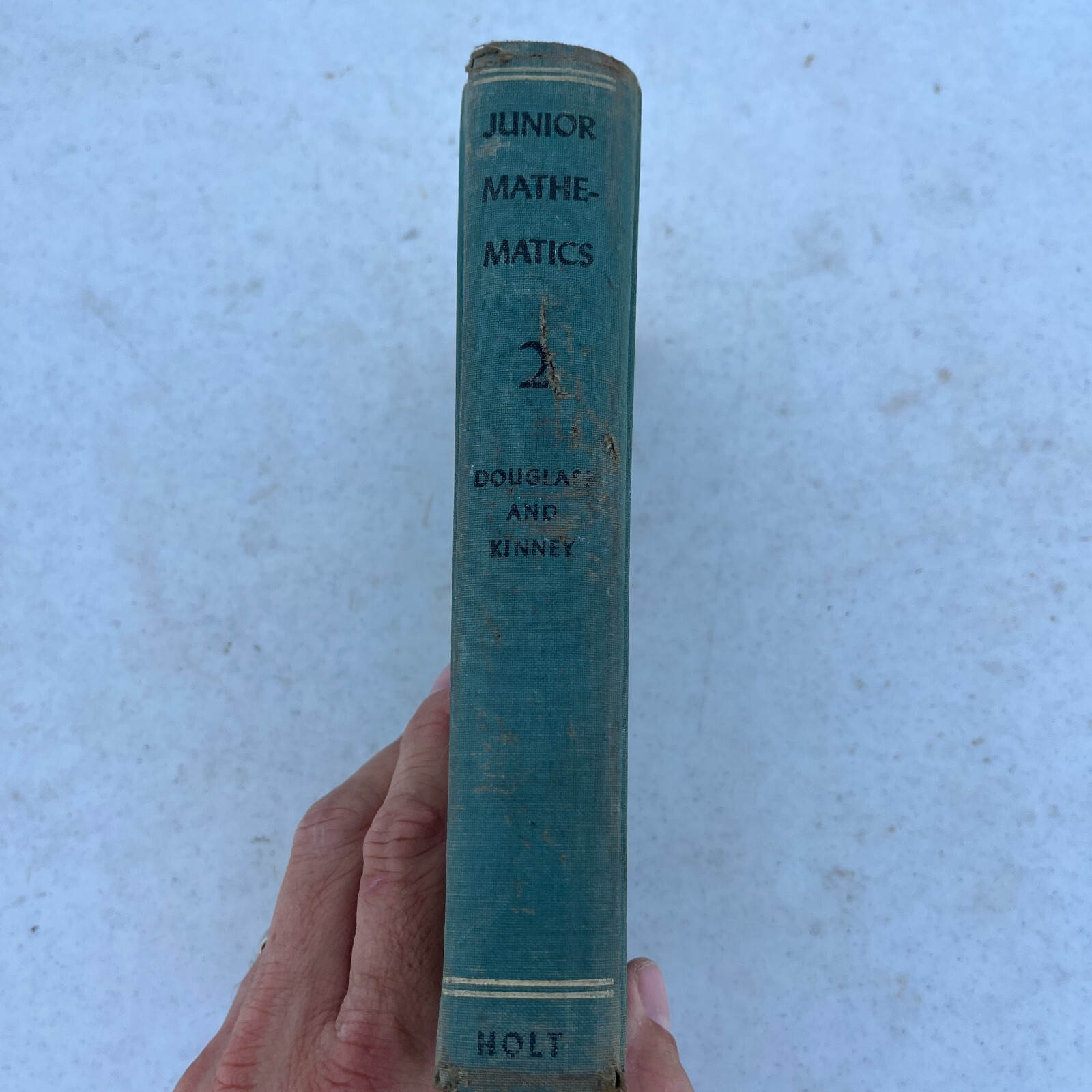 Junior Mathematics Book 2 by Douglas and Kinney 1940 Hardcover Book