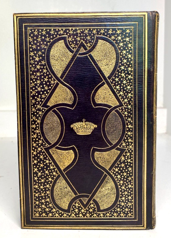 1838 Cathedral Romantic Fine Binding Morocco Silk Doublures Gold Silver WESSEL