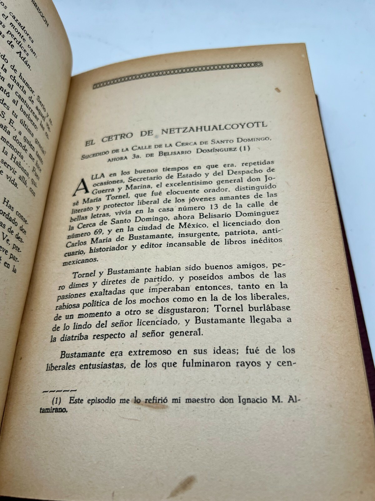 LUIS GONZALEZ OBREGON – Las calles de México – 1947 – Leather