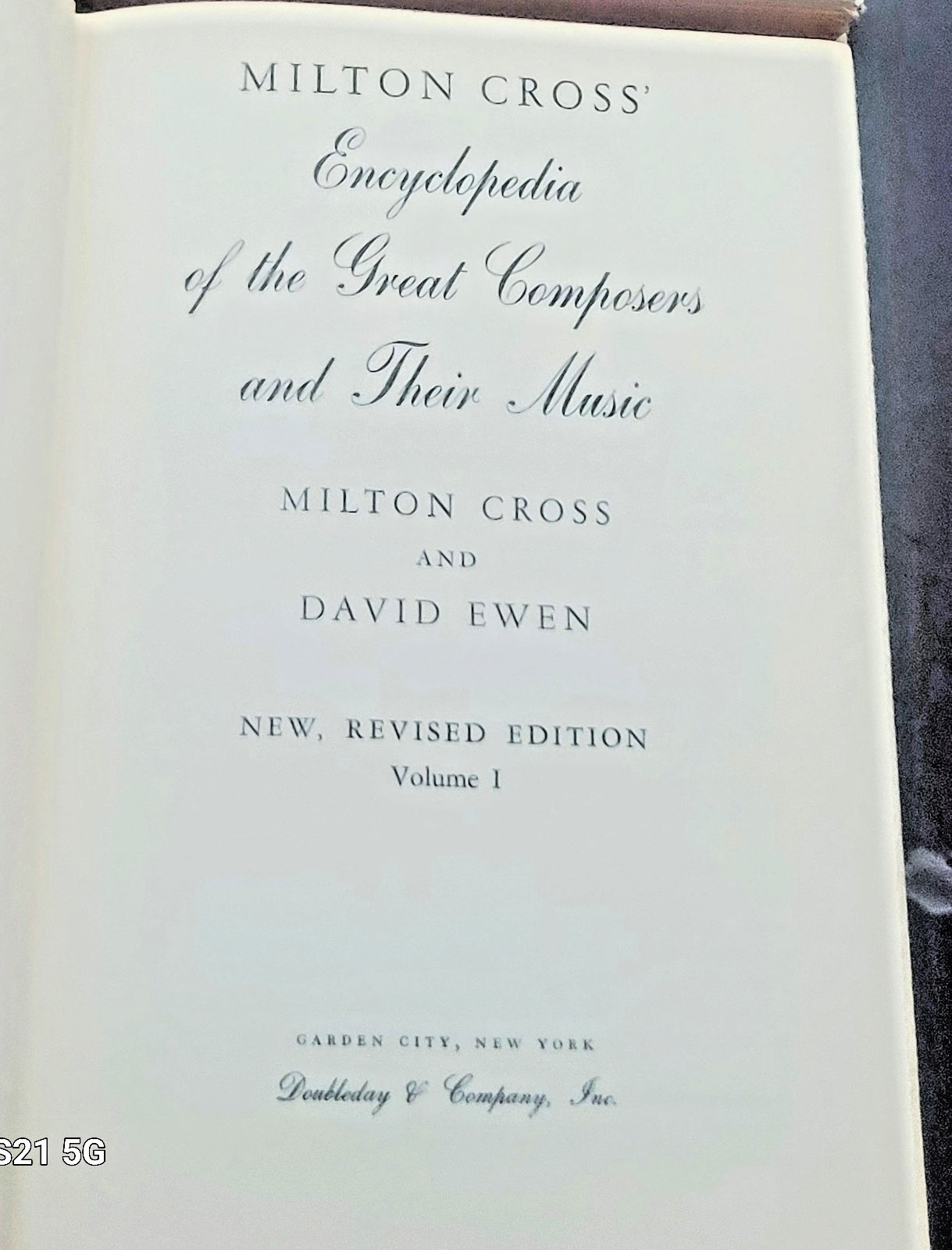 VTG Music Encyclopedia Lot Norman Lloyd 1st Ed + Milton Cross 2-Vol Set 1962-68