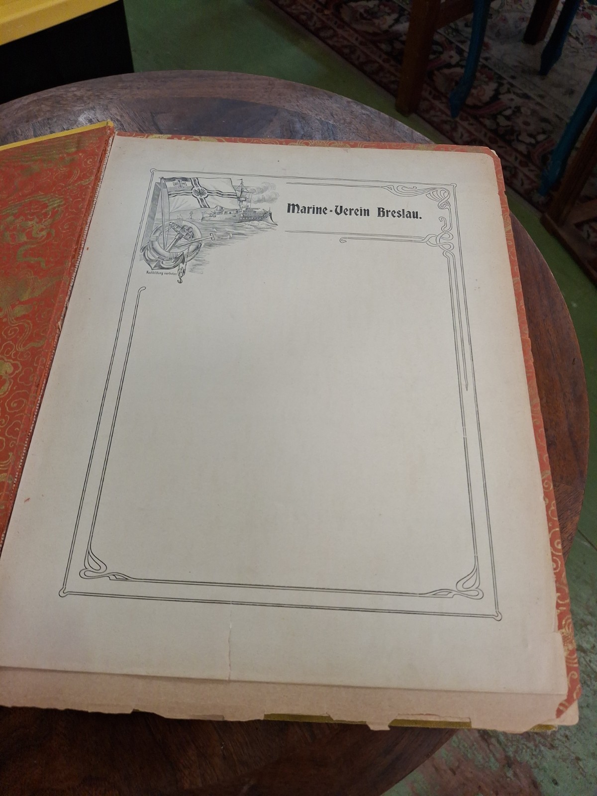 1900 CHINA ILLUSTRATED CIVIL & MILITARY HISTORY antique FOLIO in GERMAN