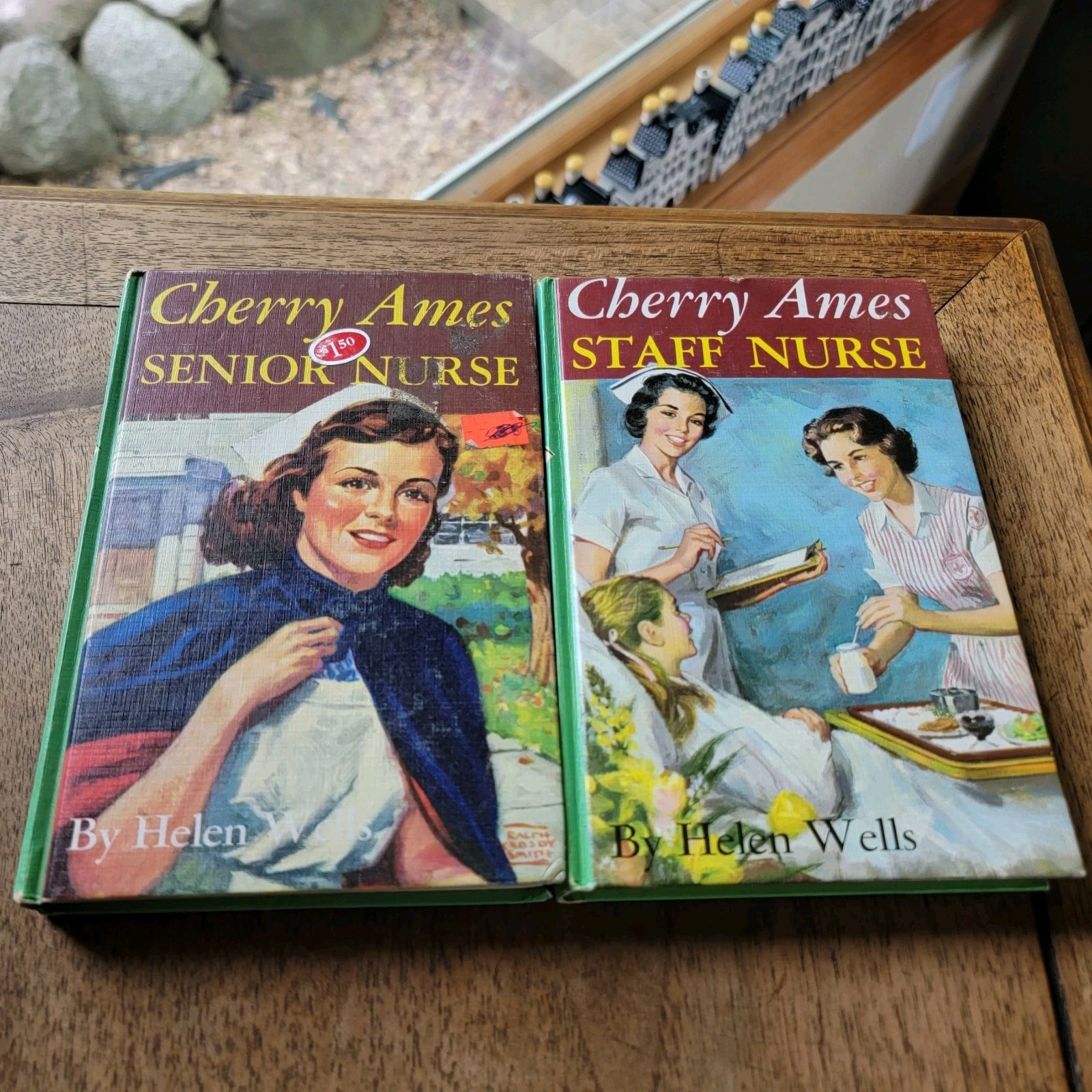 2 Vintage Cherry Ames Staff Nurse 1962 & Senior Nurse 1944 Books HC HARDCOVER