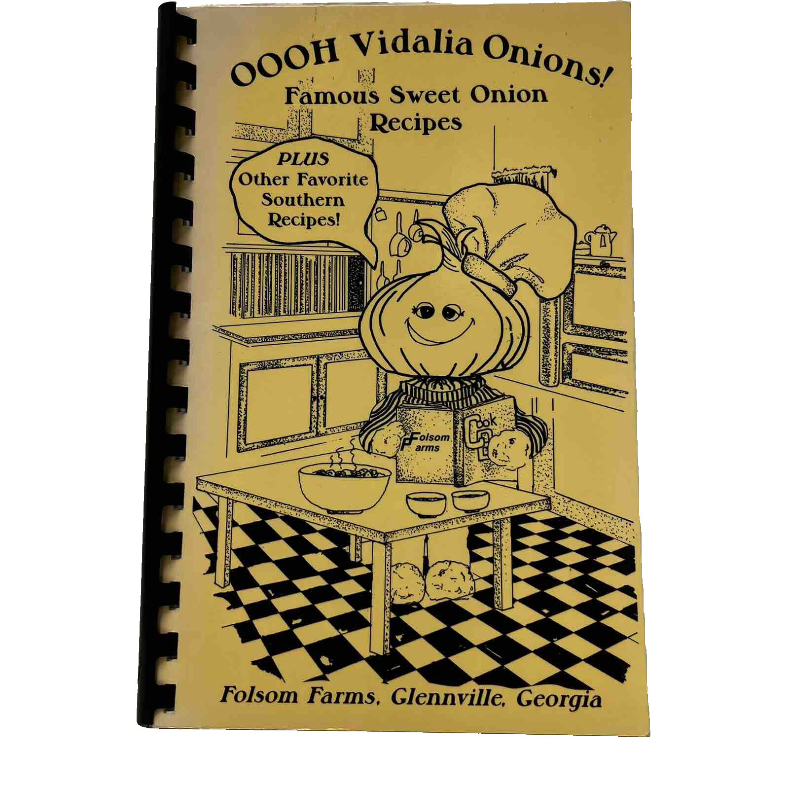 Oooh Vidalia Onions Cookbook Famous Sweet Onion Recipes 1995 Vintage