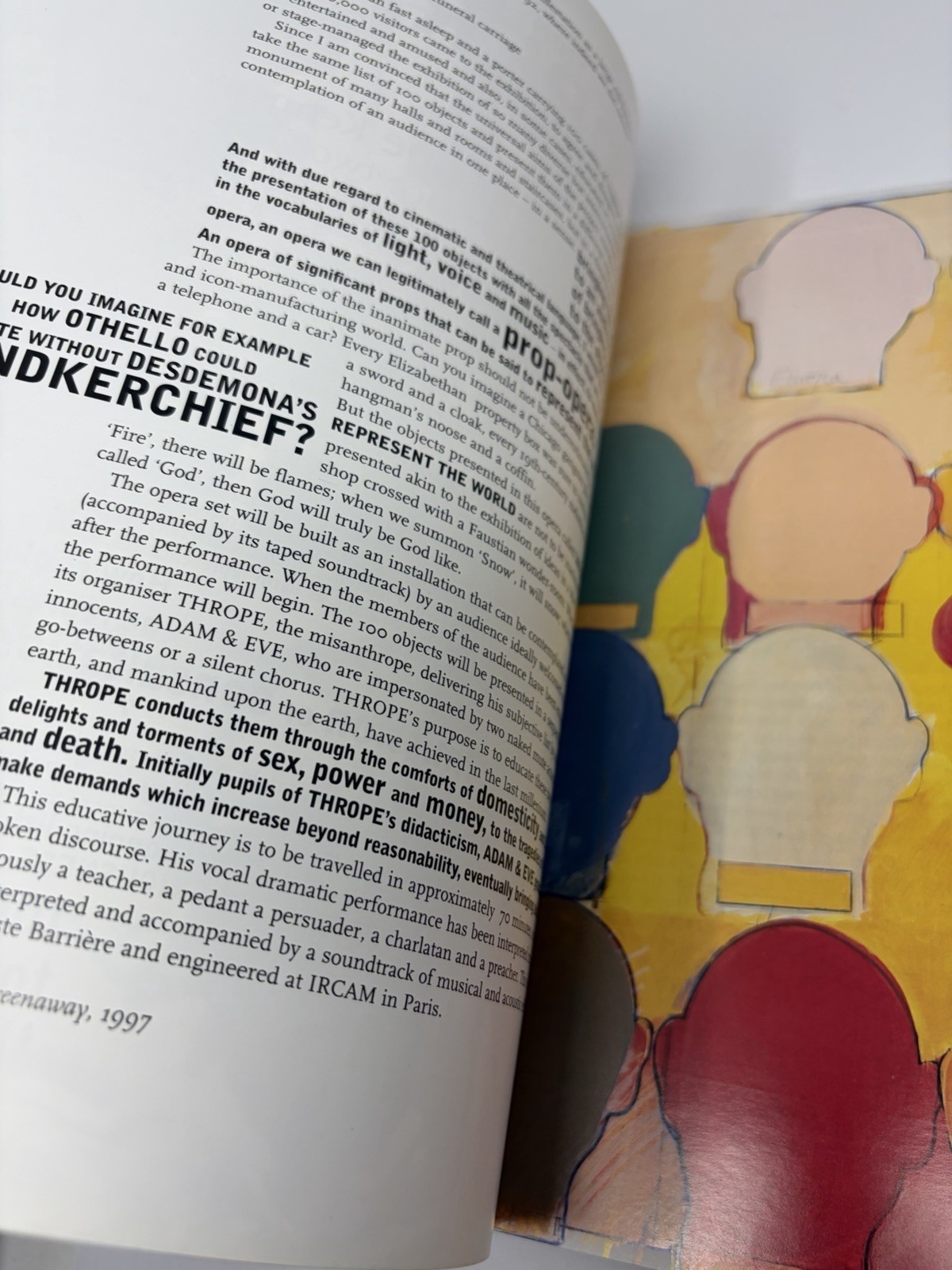 100 Objects To Represent World : A Prop-Opera Peter Greenaway 1997 Book Catalog