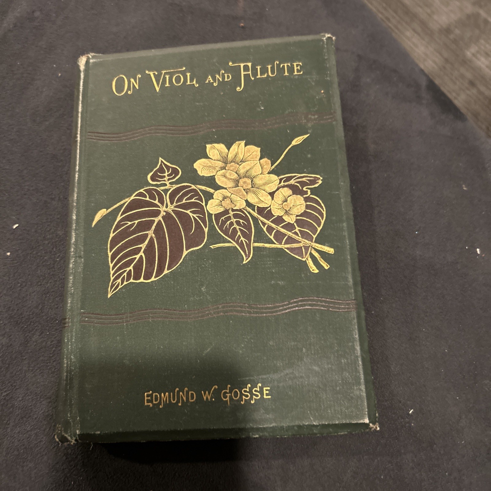 ON VIOL AND FLUTE by Edmund William Gosse, 1883 Poetry