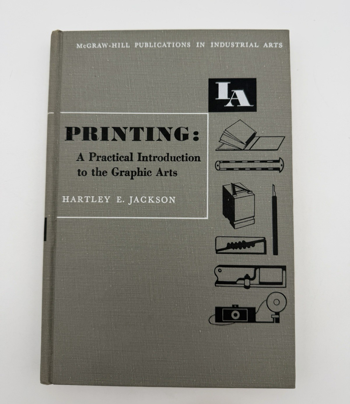 1957 Printing Graphic Arts Hartley Jackson Letterpress Book McGraw Hill HC
