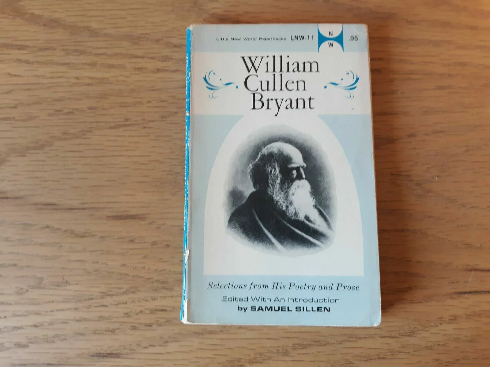 Selections from His Poetry and Prose Paperback 1966 William Cullen Bryant