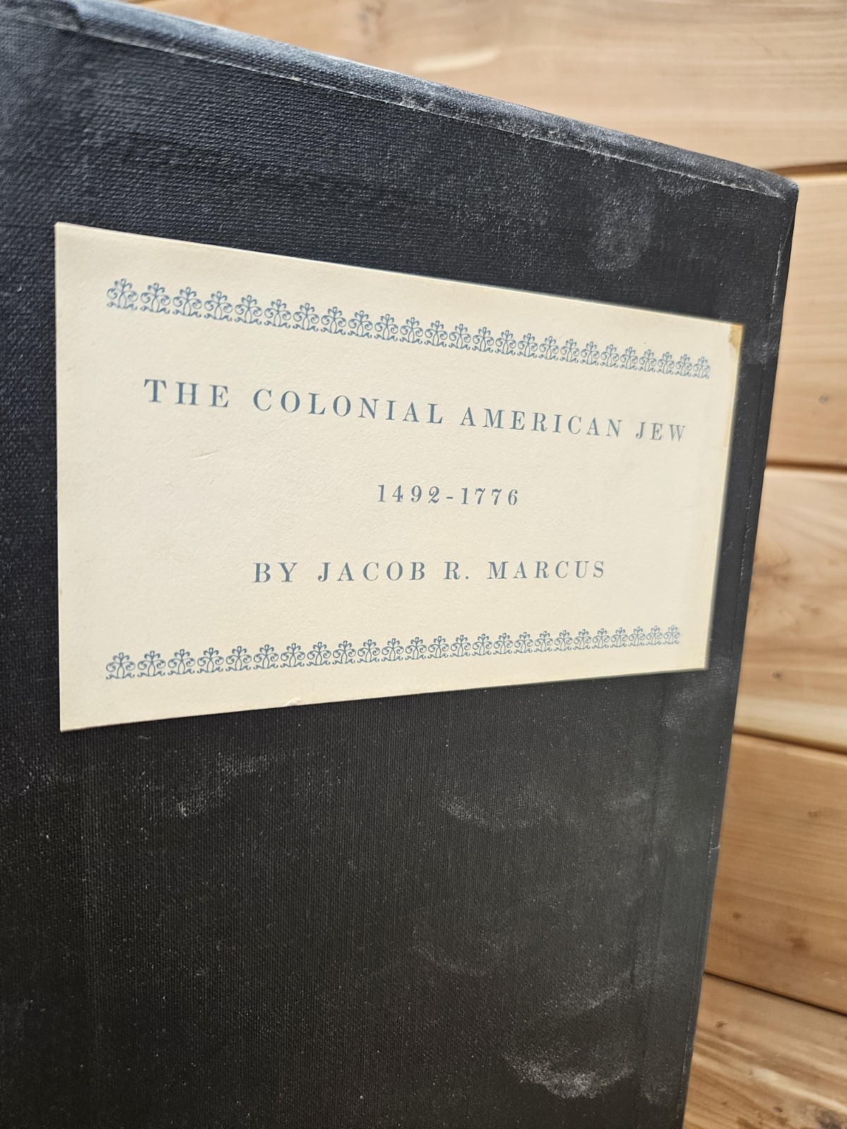 Colonial American Jew 1492-1776 Marcus 1st Ed 1970 3 Vol HC Set in Slipcase RARE