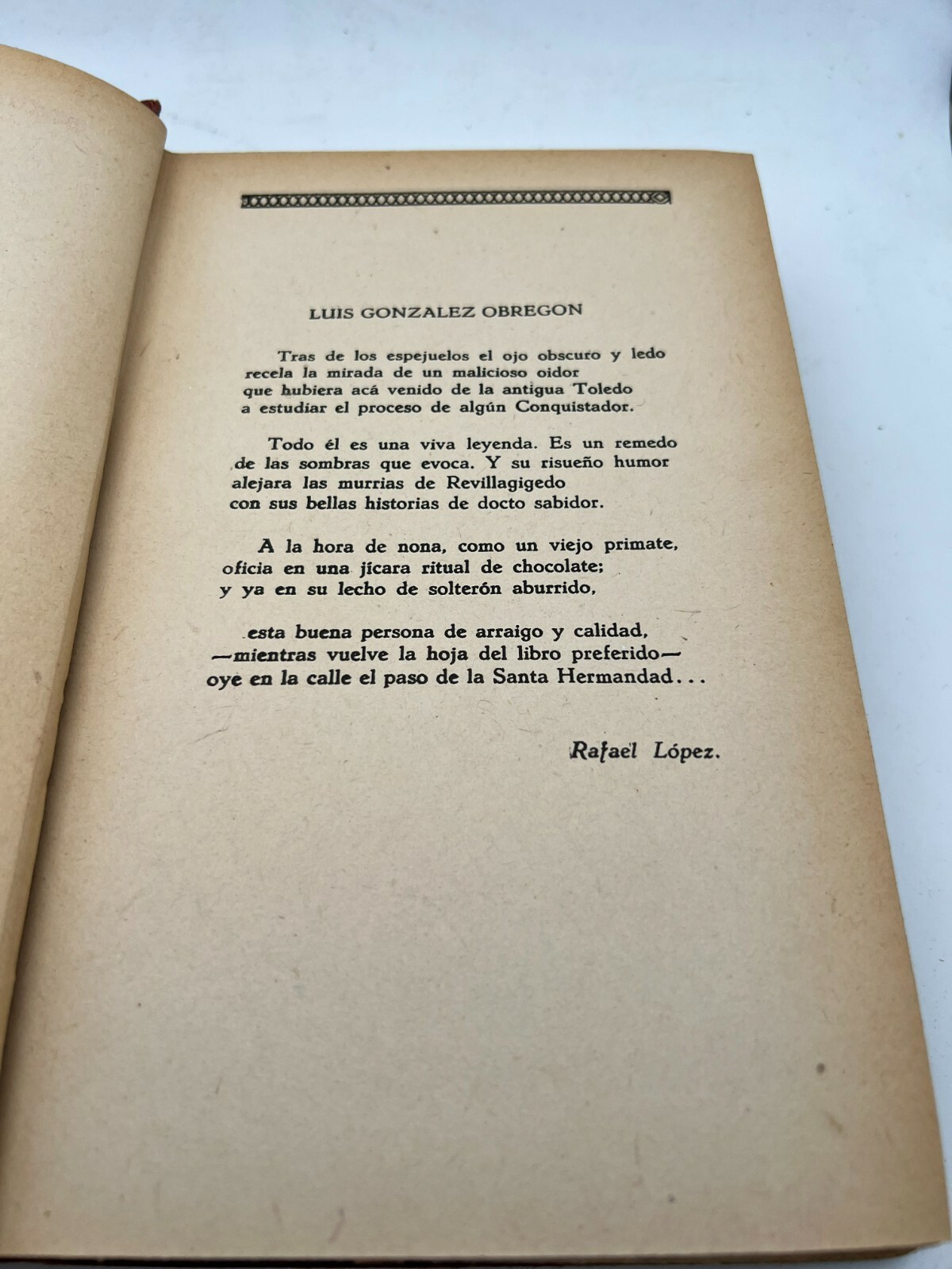 LUIS GONZALEZ OBREGON – Las calles de México – 1947 – Leather