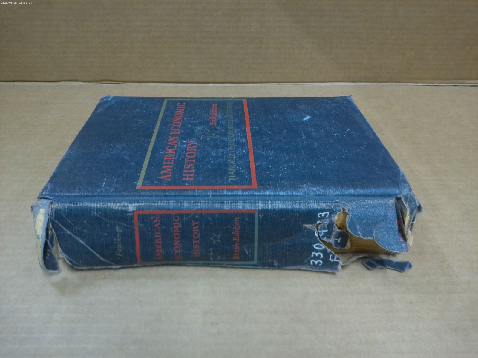 American Economic History: 6th Edition (Hardcover 1949)