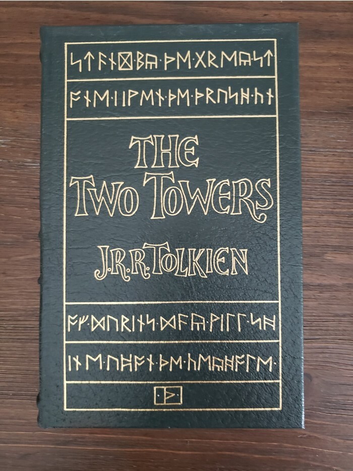 J.R.R. TOLKIEN LORD OF THE RINGS/THE HOBBIT Easton Press Leather Hardback 4 Set