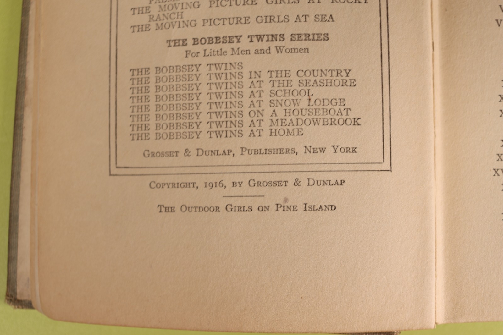 The Outdoor Girls by Laura Lee Hope Antique 1913 – 1927 Hardcover Books Lot of 6