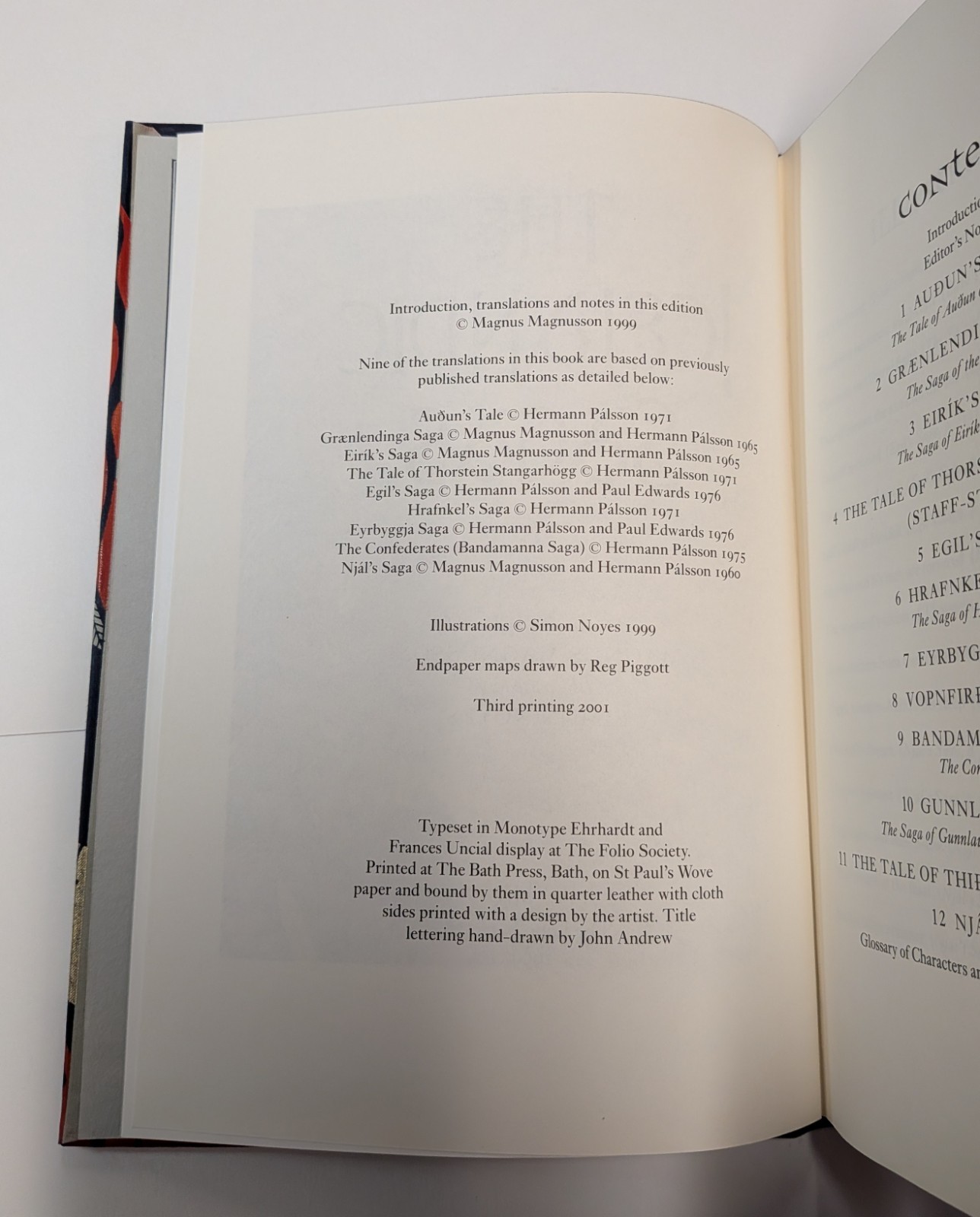 ICELANDIC SAGAS Magnus Magnusson FOLIO SOCIETY illustrated 2 vol free S/H