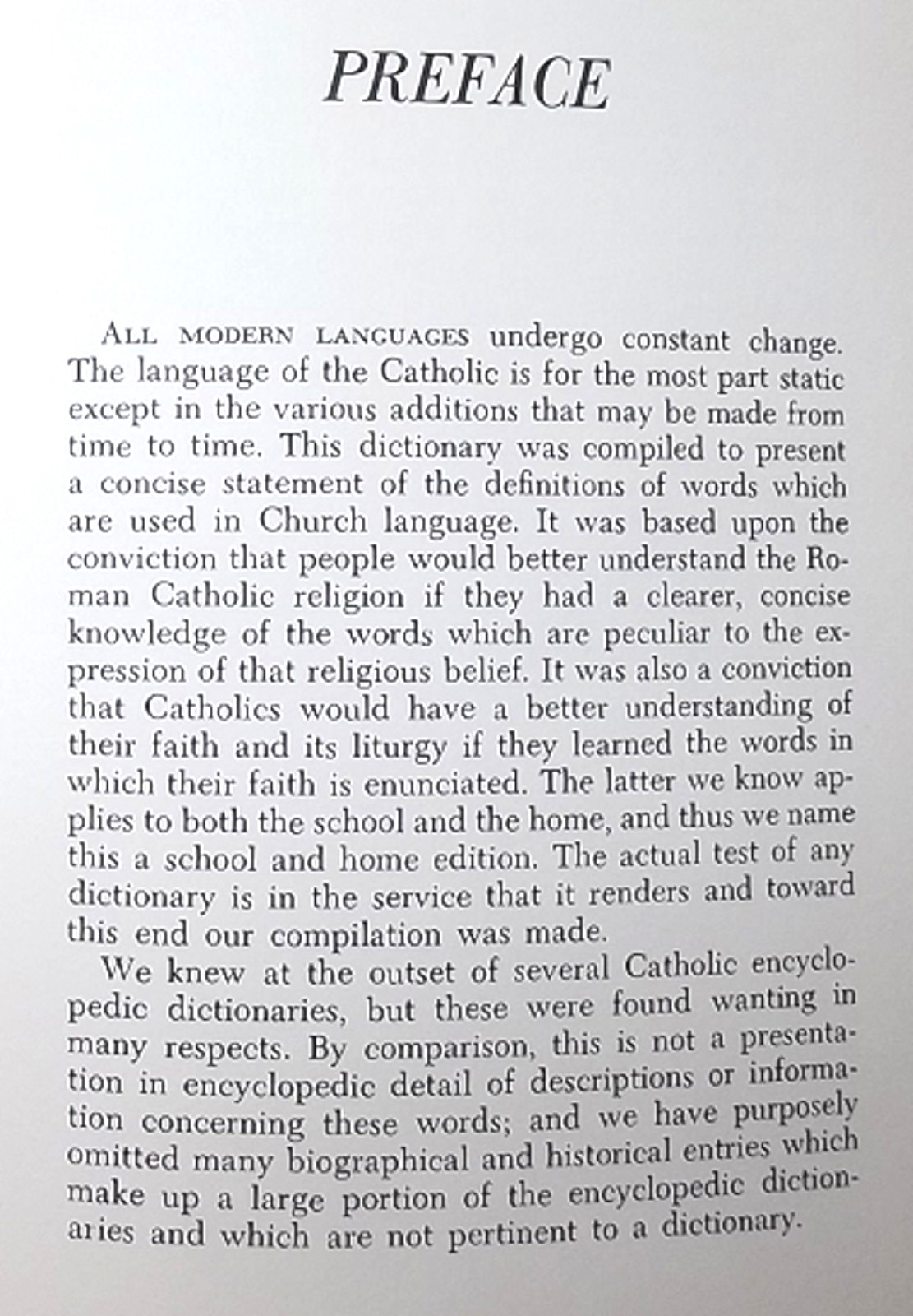 Catholic Concise Dictionary Broderick/Habig/Hermann Franciscan Herald 1964
