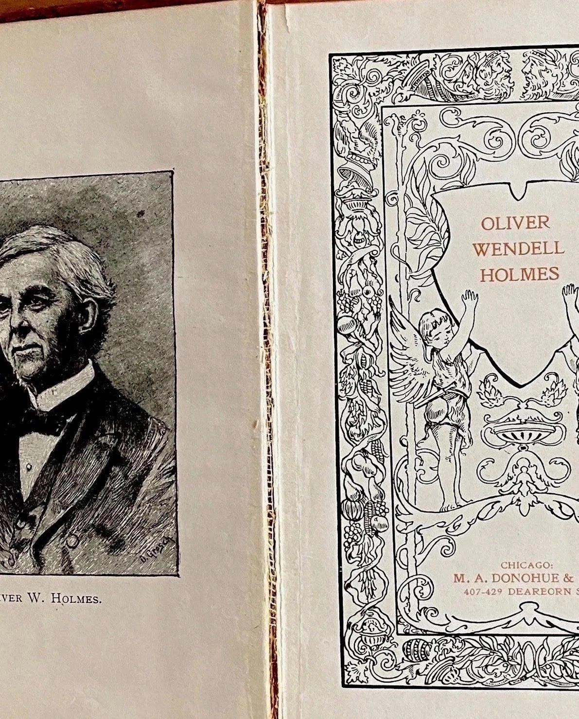 “HOLMES” Oliver Wendell Holmes-Complete Poetic Works 1887 *Free Ship*
