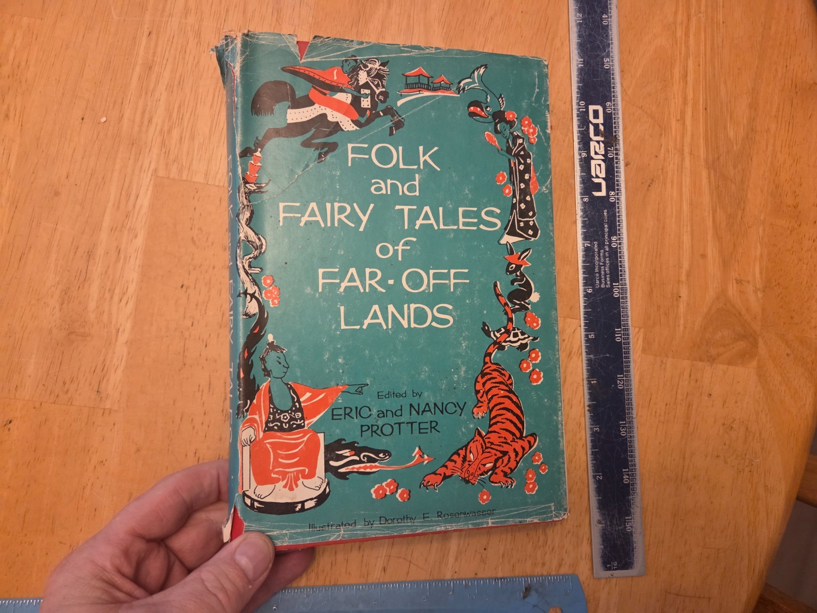 Folk and Fairy Tales of Far-Off Lands by Eric and Nancy Protter – 1965 Hardcover