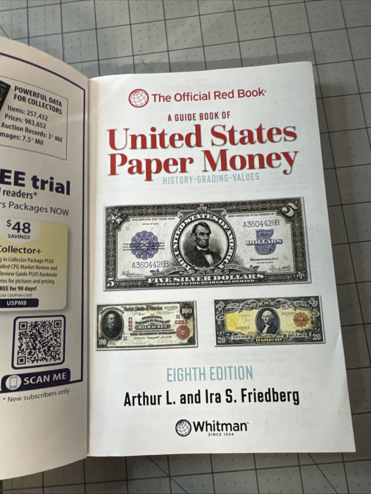 Official Red Guide Book of United States Paper Money 8th Edition Friedberg