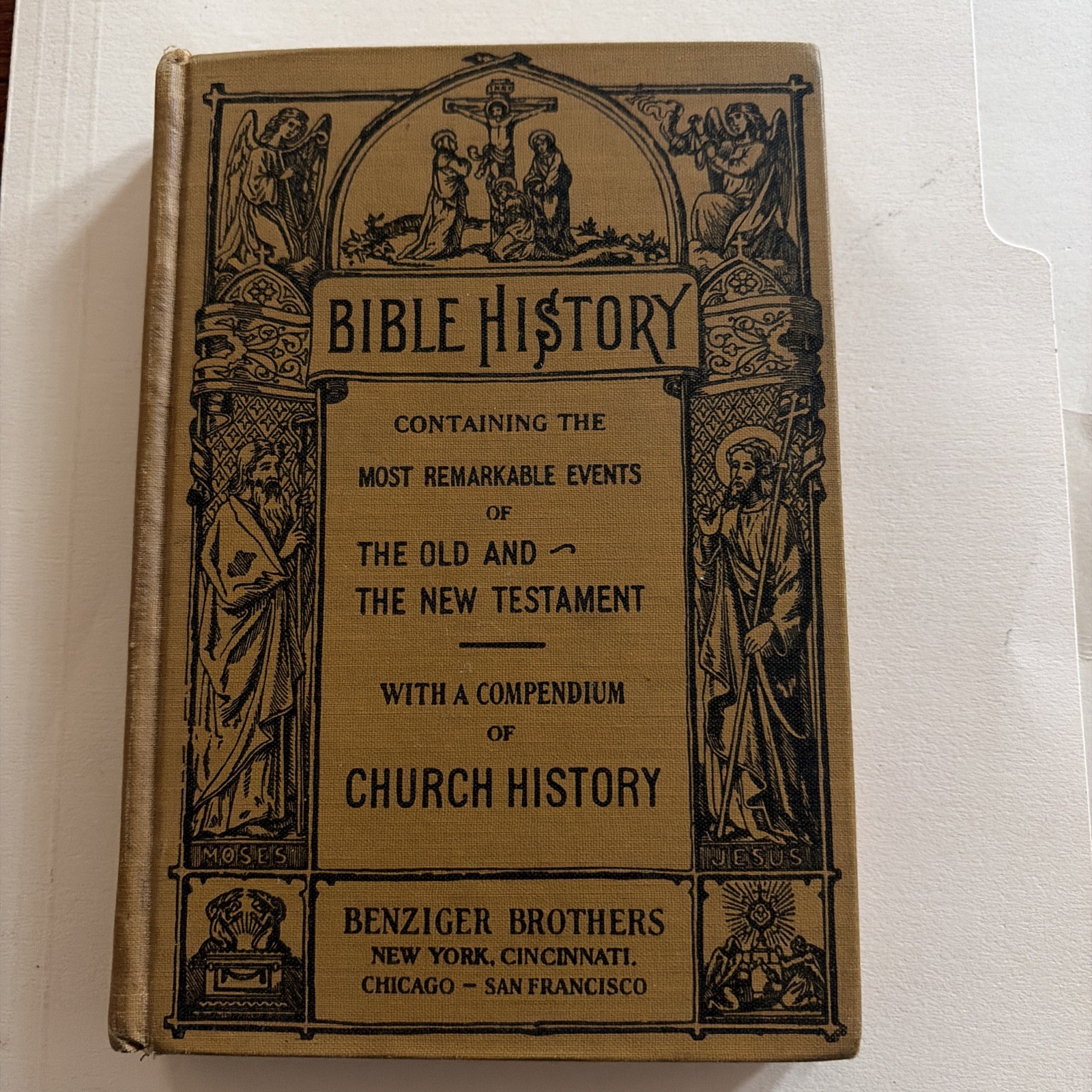 1936 Bible History Richard Gilmour MISBOUND RARE VINTAGE COLLECTOR Excellent Con