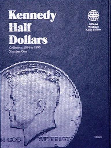 Whitman Blue Coin Folder For Kennedy Half Dollar No 1 1964-1985 Album 9699 New