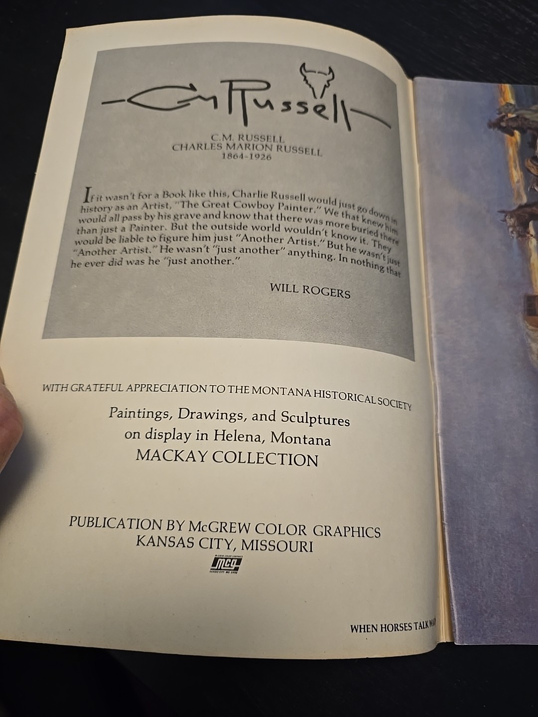 The Works of C.M. Russell Artist of the Old West – 32 pages