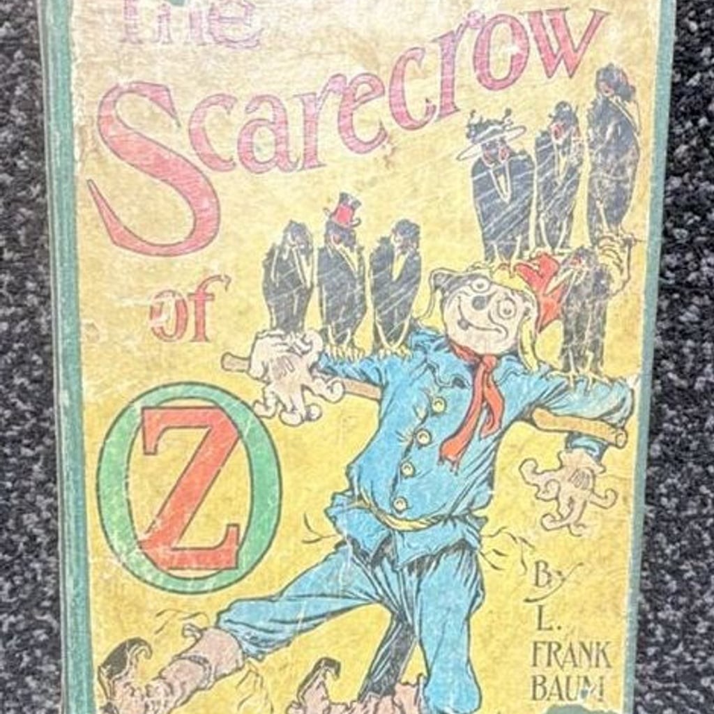 L. Frank Baum The Scarecrow of Oz Reilly & Britton c.1918 Early Printing