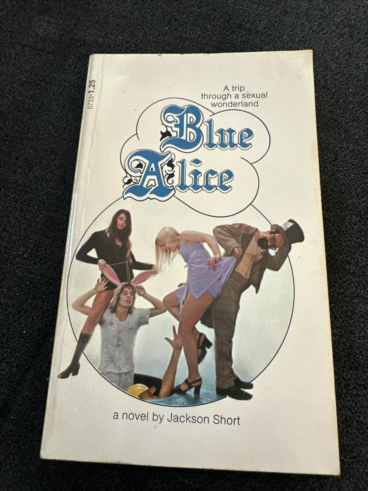 Jackson Short Blue Alice A Trip Through a Sexual Wonderland Dell 1977 OOP