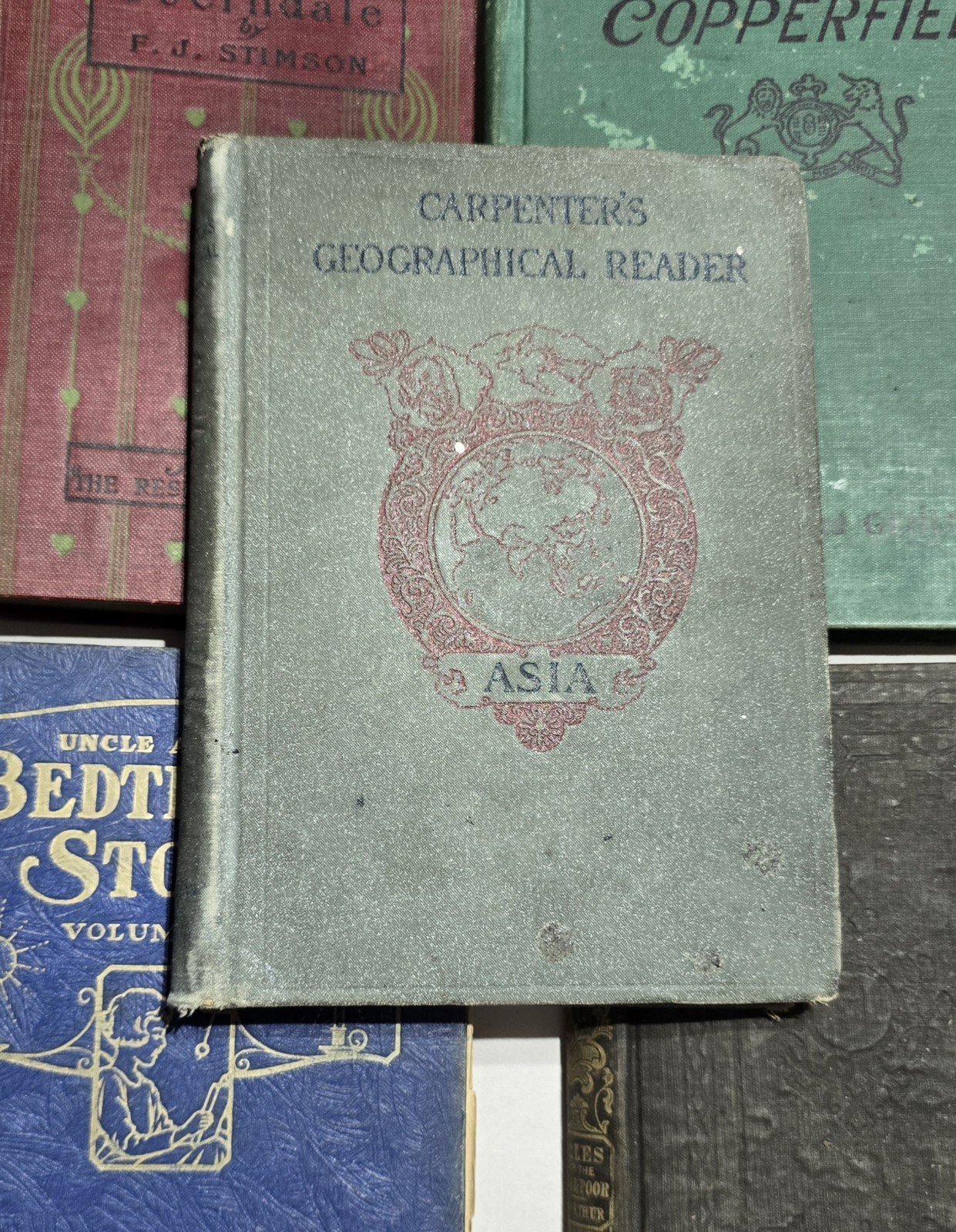 1897 Carpenter’s Geographical Reader-ASIA American Book Company Vintage Antique