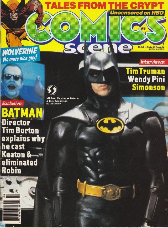 COMICS SCENE MAGAZINE 58 Classic Issue Collection On USB Flash Drive