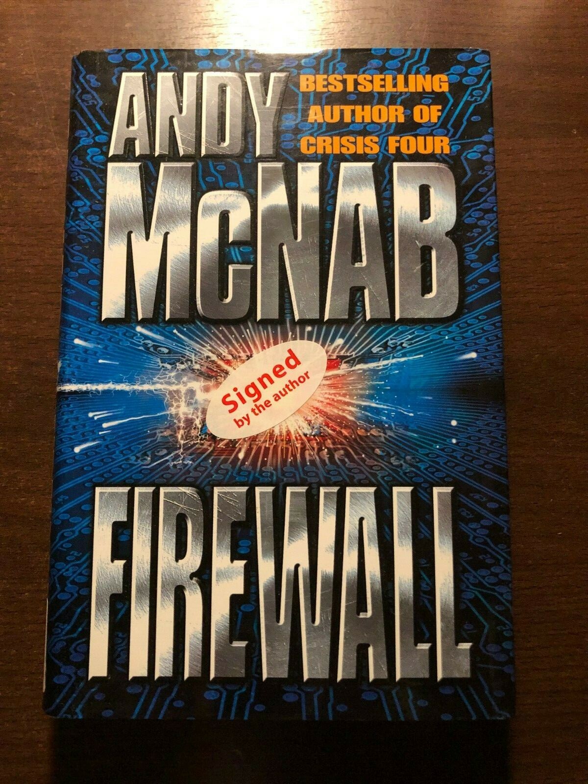 *SIGNED* FIREWALL by ANDY MCNAB – BANTAM PRESS – Hardback D/W – 2000