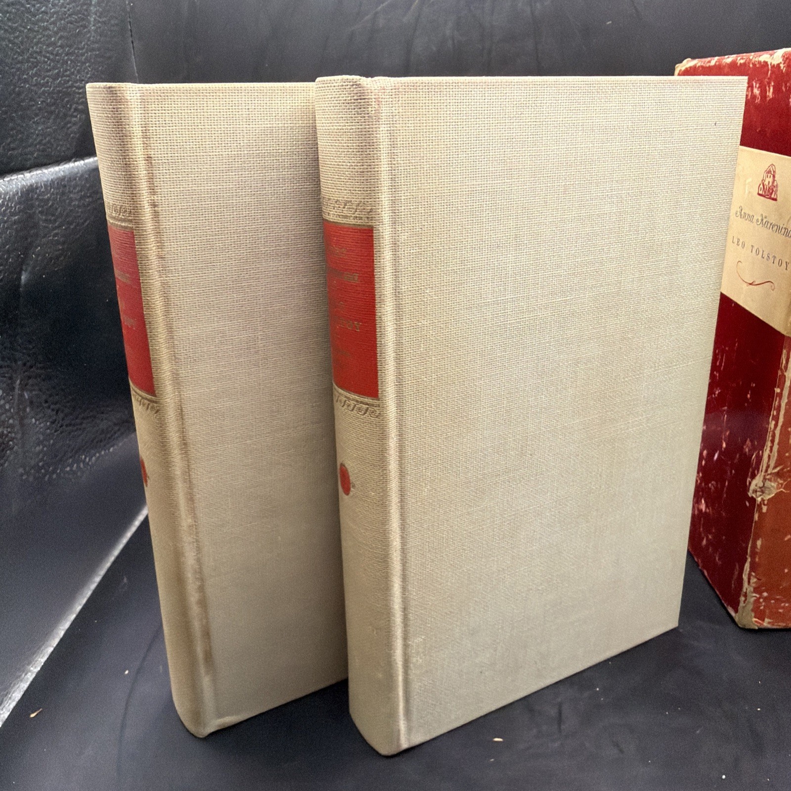 1939 ANNA KARENINA BOXED SET OF HARDCOVER BOOKS BY LEO TOLSTOY Amazing Condition