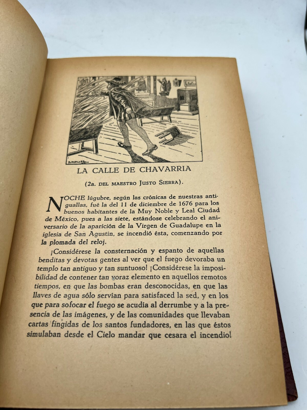 LUIS GONZALEZ OBREGON – Las calles de México – 1947 – Leather