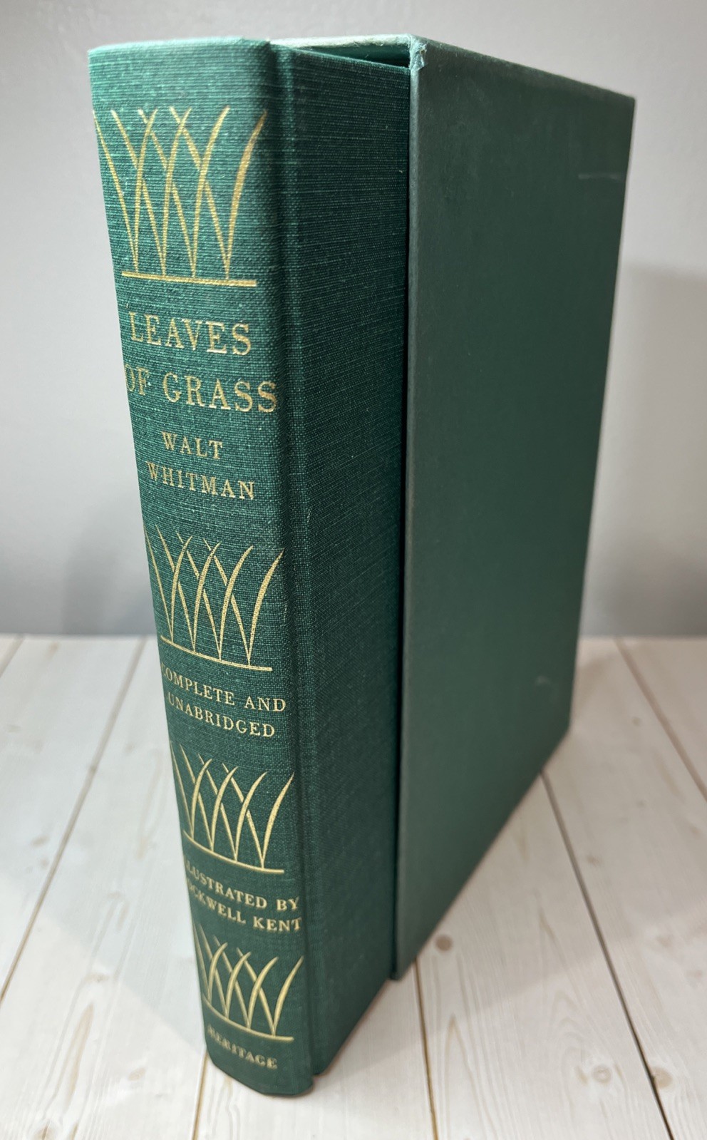 Leaves of Grass by Walt Whitman – 1937 Heritage Press Hardcover w/ Slipcase