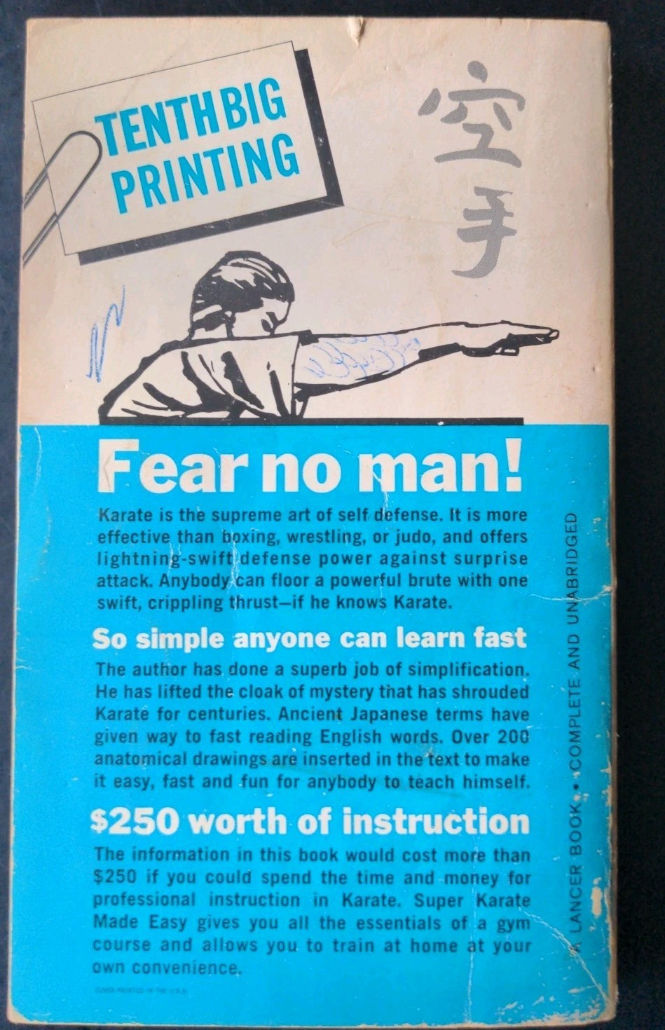 1968 Super Karate Made Easy by Moja Rone Martial Arts Instruction, PB
