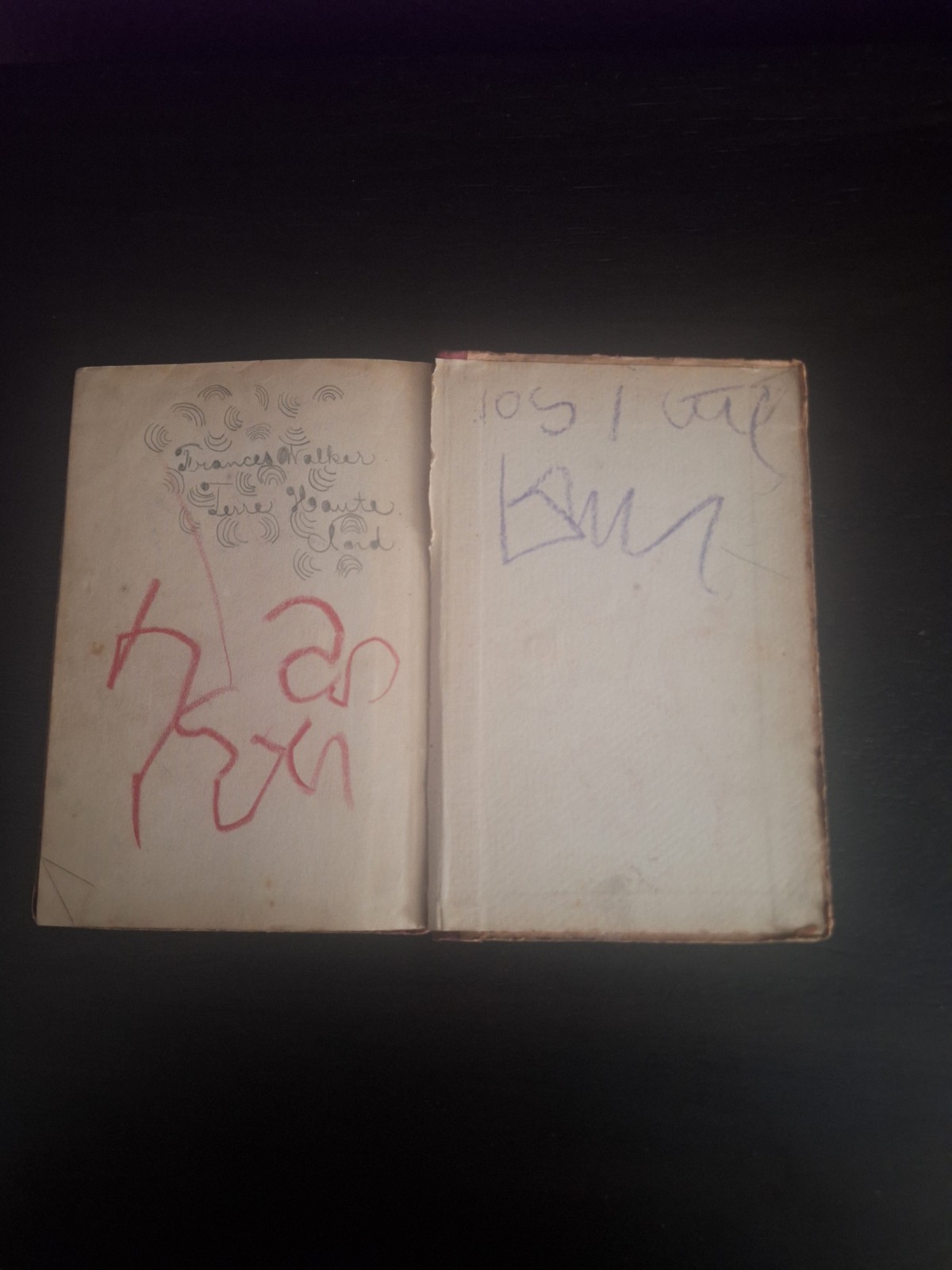 1891 Indiana State Series Spelling Book Antique Textbook Hardcover