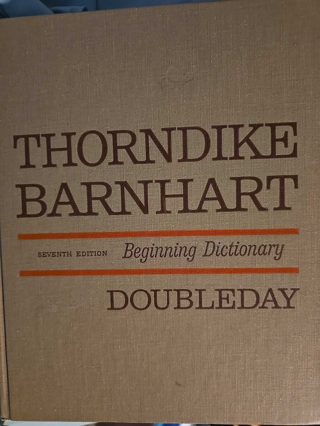 Rare Thorndike Barnhart Star Edition Comprehensive Dictionary HC EUC 1-2