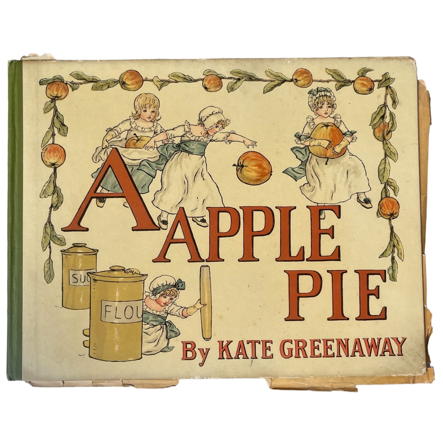 Vintage Kate Greenaway A Apple Pie Book Frederick Warne 8 x 10″ Great Britain