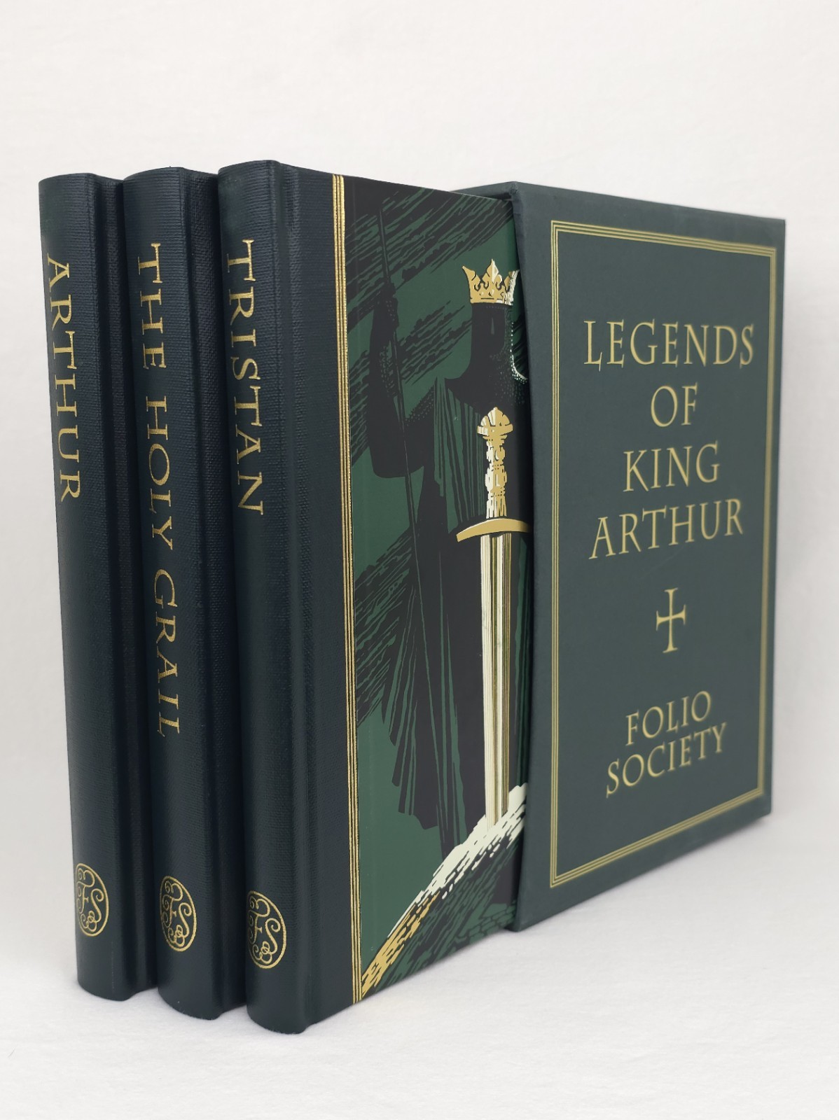 Legends of King Arthur The Folio Society 3-Volume Set 2003 Richard Barber