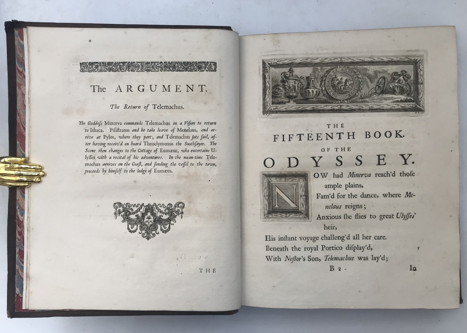 1725-26 Pope THE ODYSSEY OF HOMER 5 Vols First Edition Illustrated Poetry
