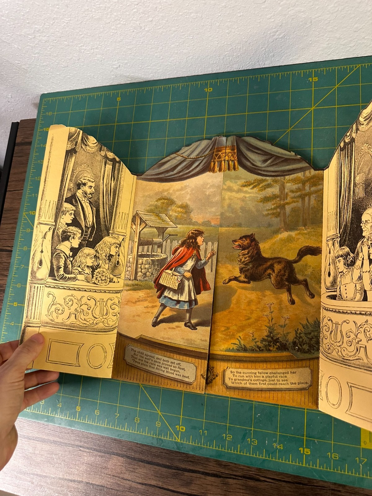 Red Riding Hood Theater Toy Book – Victorian Pop-Up Pantomime Rarity