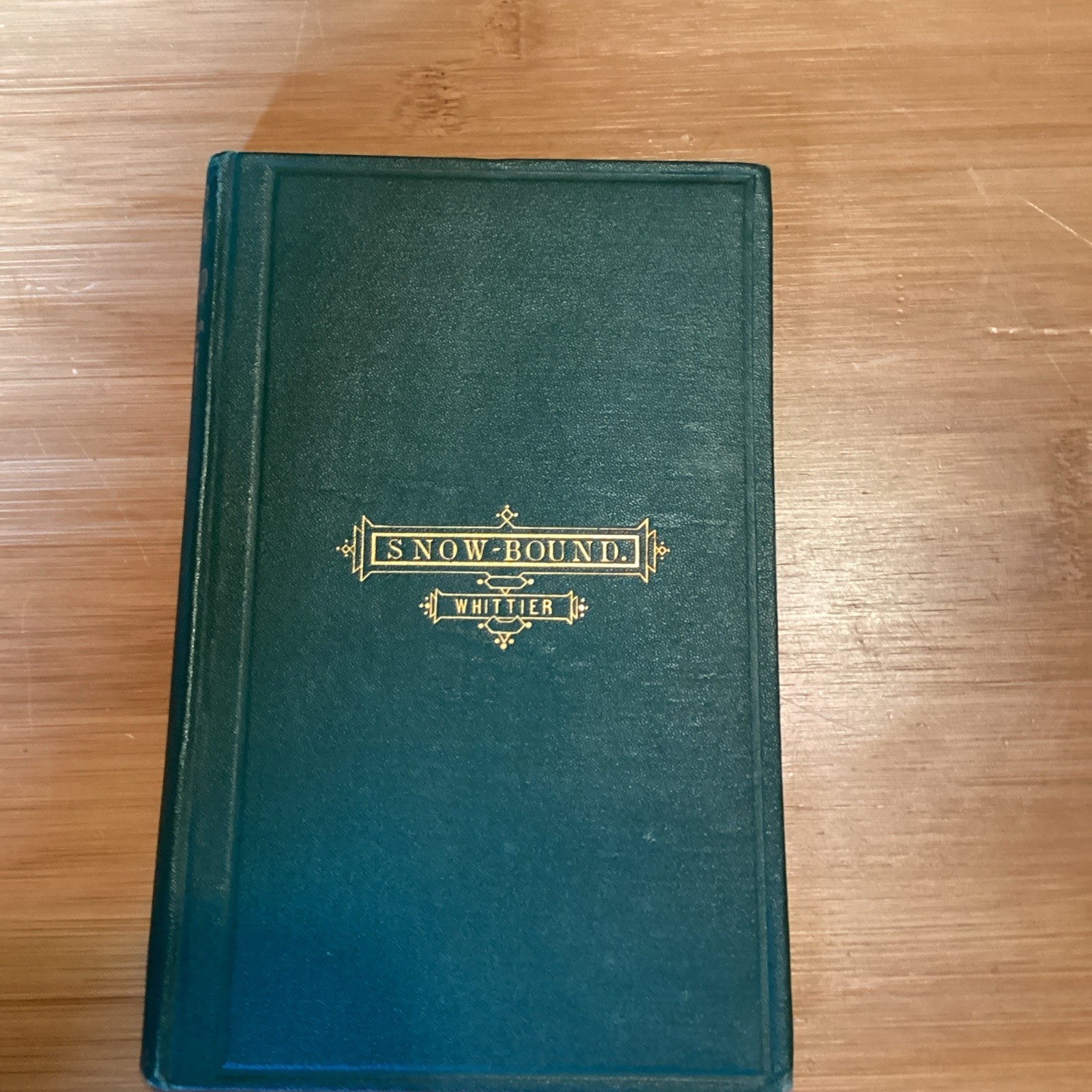 Antique Snow-Bound Book-John Greenleaf Whittier-1867