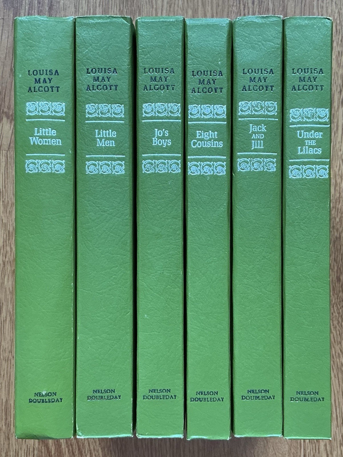 Louisa May Alcott, Doubleday Vintage 6 Book Set LITTLE WOMEN MEN COUSINS Etc